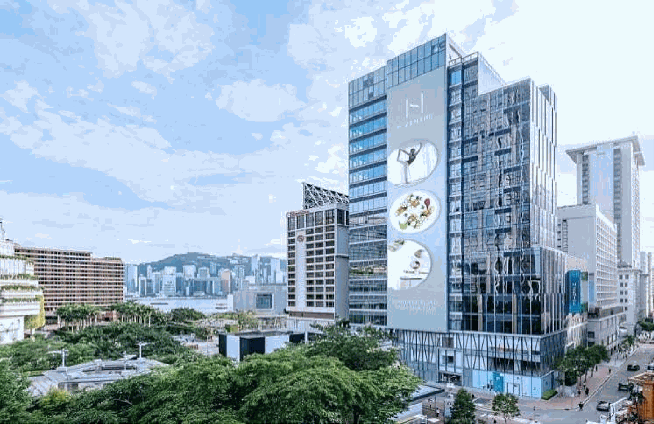 香港-尖沙咀中间道15号（ H Zentre 外墙）