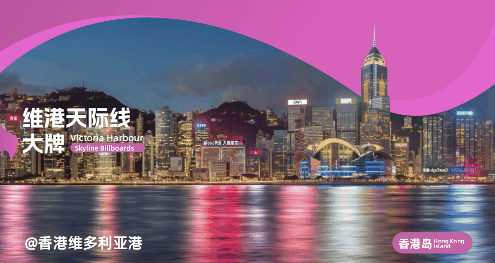 维港天际线户外大牌